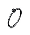 Ball Silver Nose Ring NSKR-27B